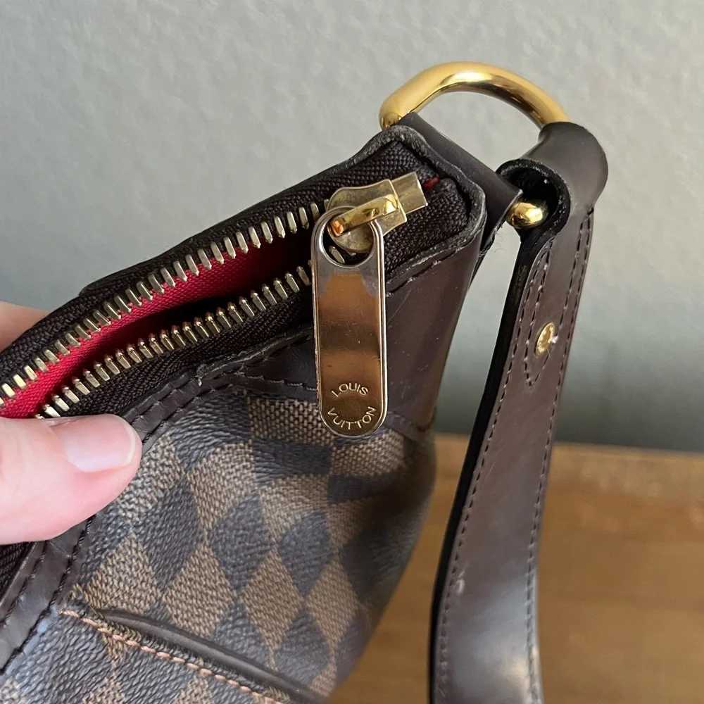 💸 SOLD • Authentic Louis Vuitton Thames GM Damier Ebene Shoulder Bag - Picture 12 of 13